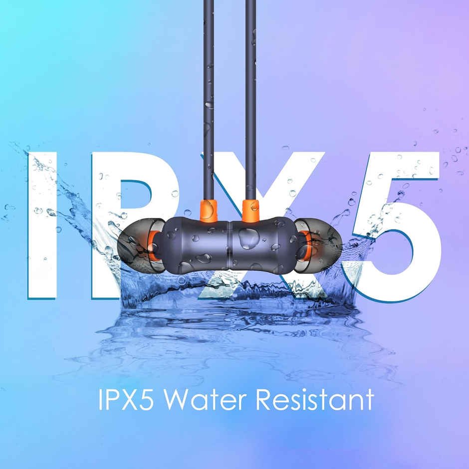 itel Ieb54 Earphones - Ai Enc, 35H Playtime, 10Mm Bass,Magnetic, Ipx5, Dual Pairing (Blue)