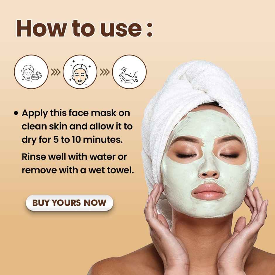 TNW The Natural Wash De-Tan Face Pack for Glowing Skin and Tan Removal with Orange Extract