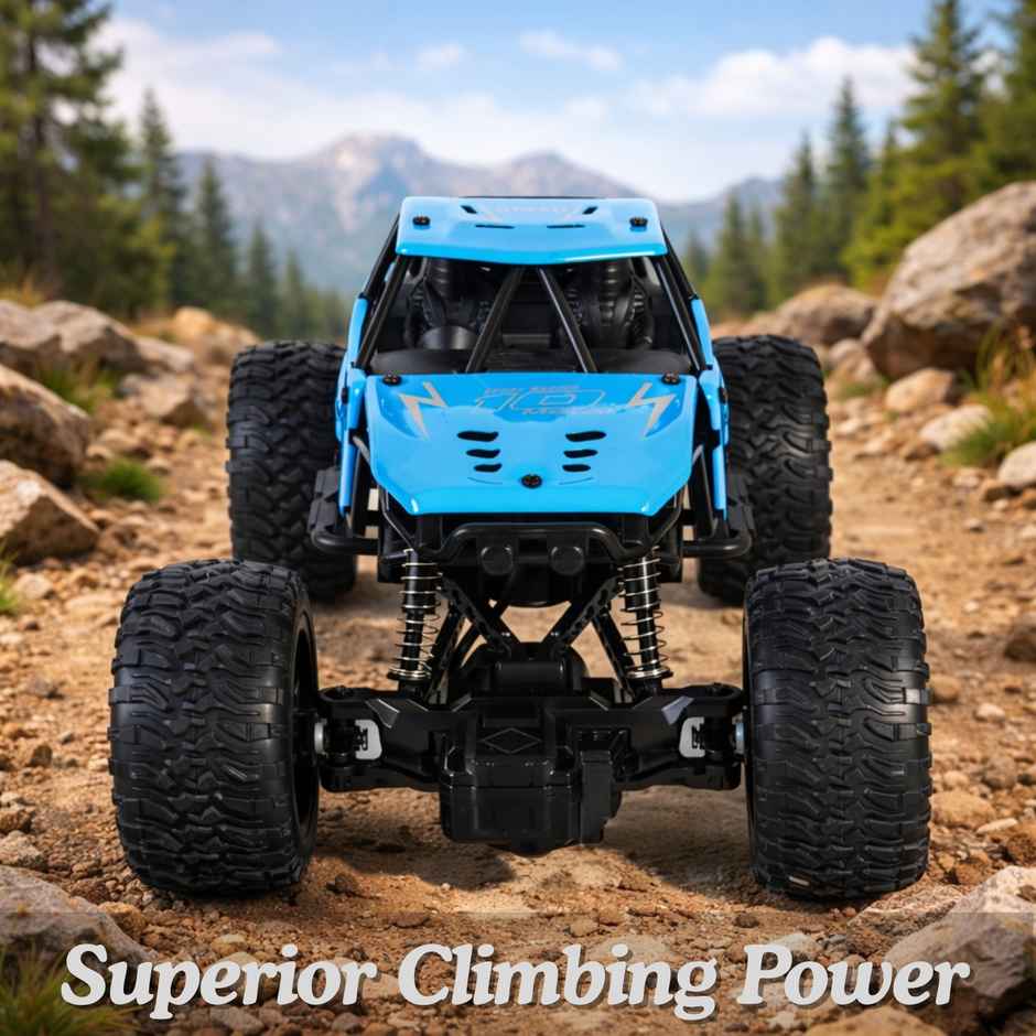 Race n Roll 2.4G Remote Control Rock Crawler Blue