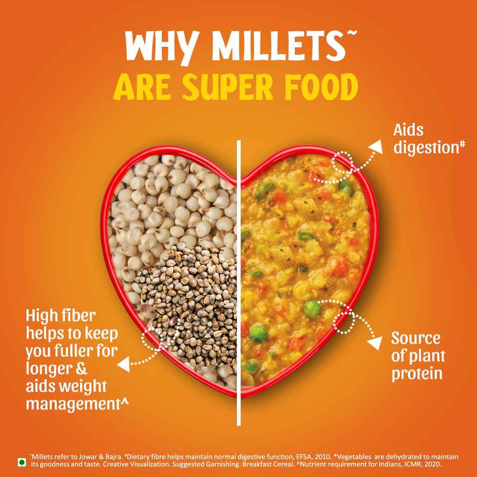 Saffola Masala Millets Masala Delight | Lower In Calories Yummy Millets For Happy Tummy