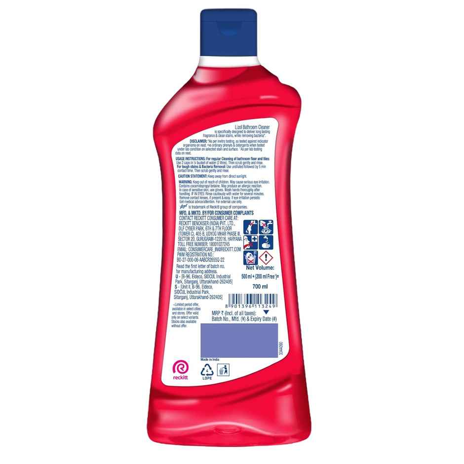 Lizol Floral Bathroom Cleaner Liquid