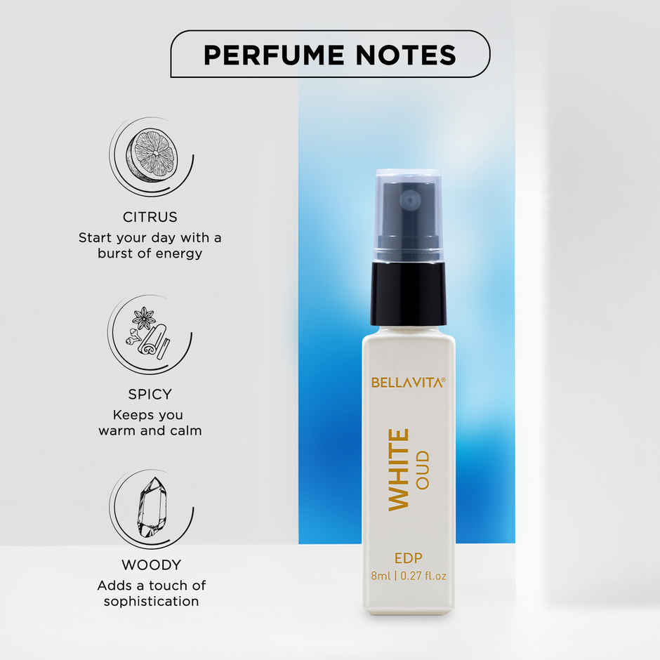 Bellavita White Unisex Oud Perfume