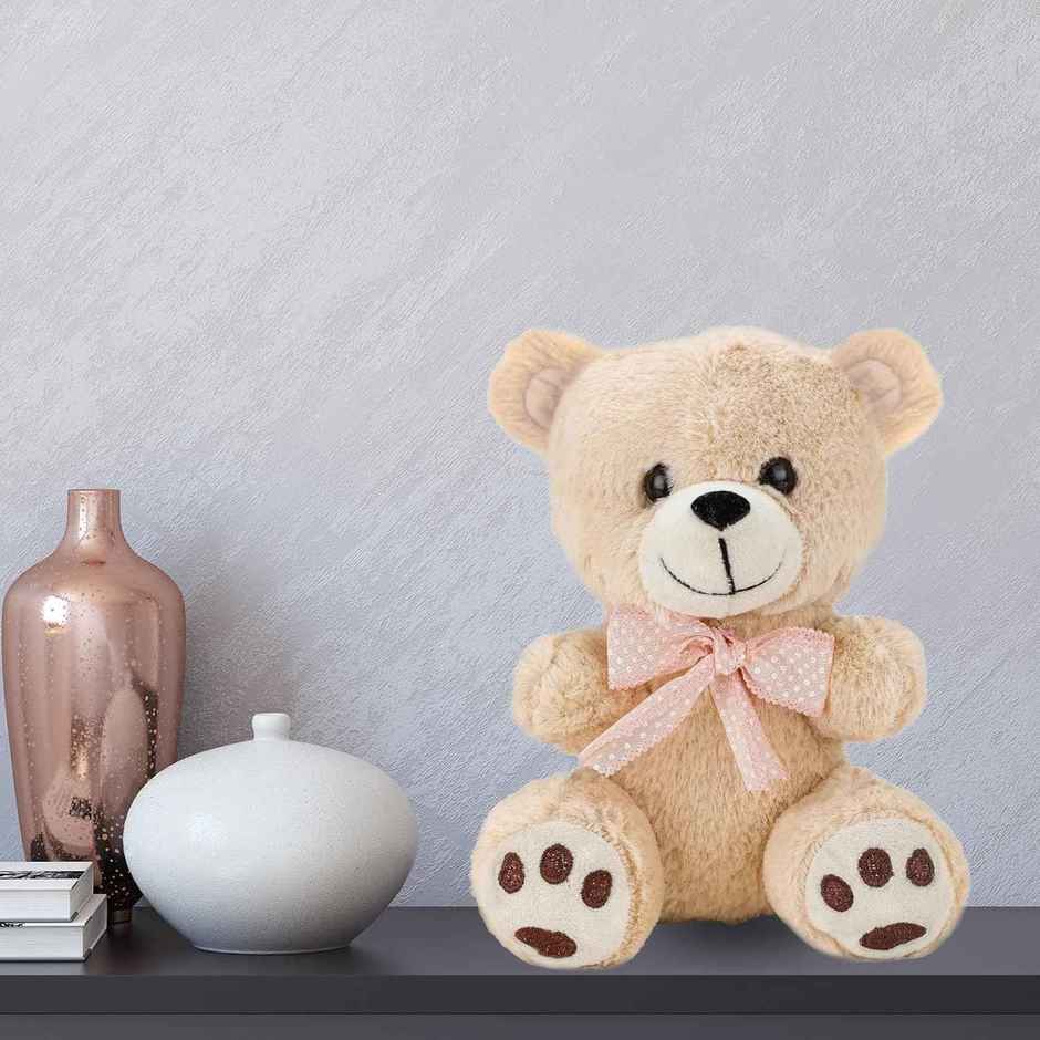 Webby Plush Cute and Adorable Teddy Bear Soft Toys for Kids 22 CM (Beige)