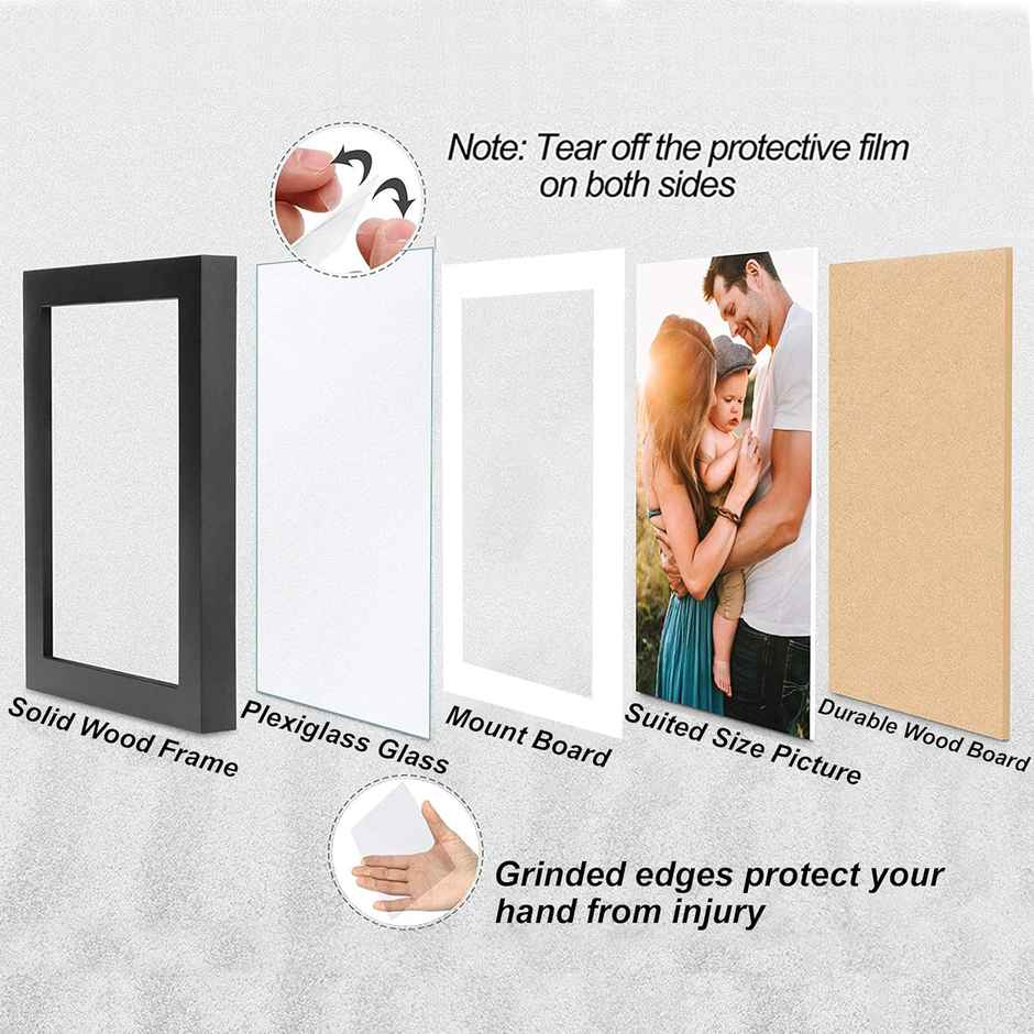 Perpetual Couple Photo Frames | Black