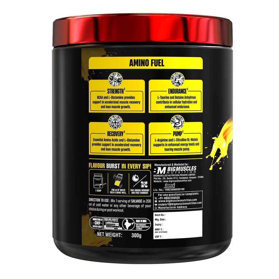 Bigmuscles Nutrition Salvage Eaa + Recovery Drink