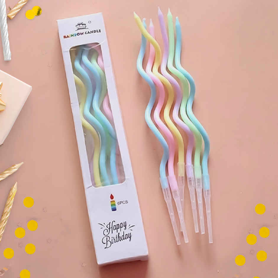 Pastel Spiral Candles | Party Propz