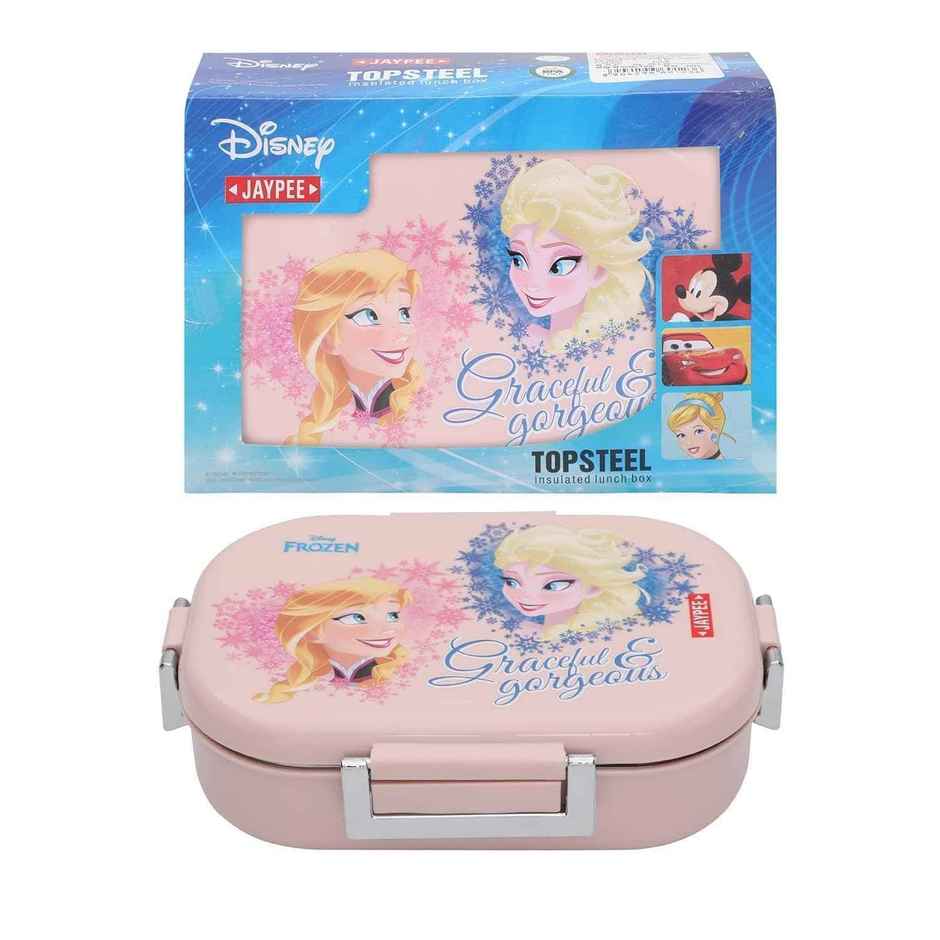 Jaypee Topsteel Stainless Steel Insulated Lunch Box for School Kids | Pink, 600ml