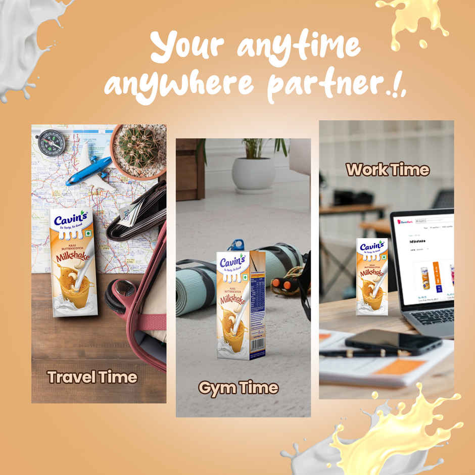 Cavin's Kaju Butterscotch Milkshake