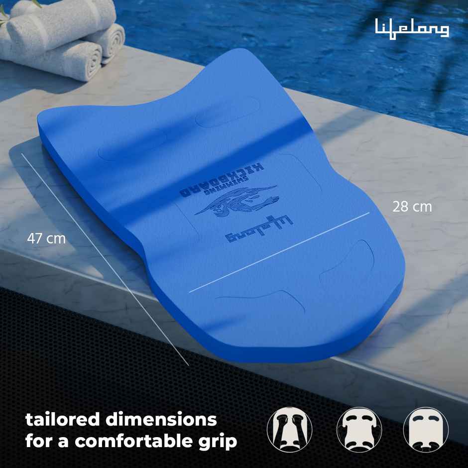 Lifelong Kids Kickboard Floater for Swimming Training | Blue