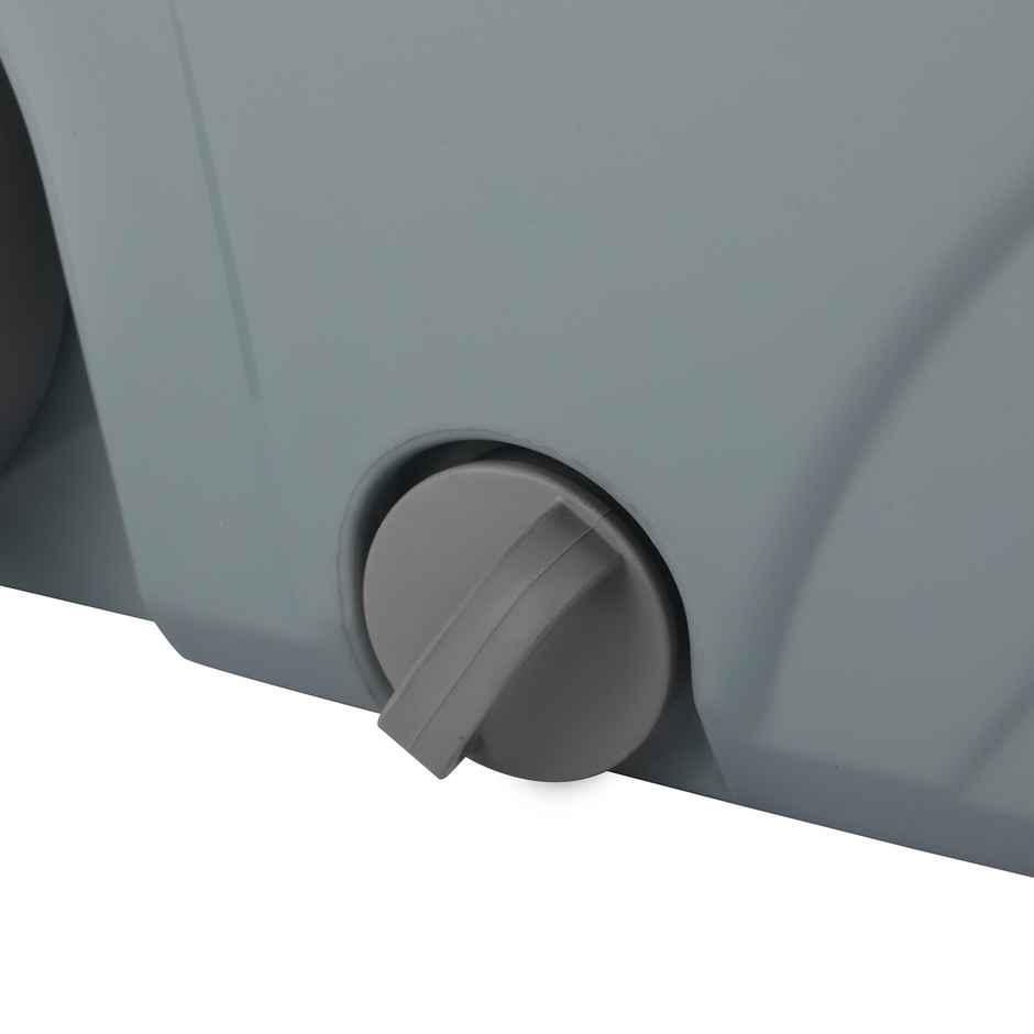 Cello Deluxe Spin Mop Bucket Max Clean with Soap Dispenser, Grey, Plastic