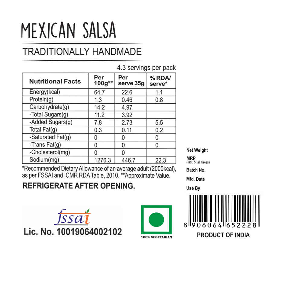 Wingreens Farms Mexican Salsa Dip