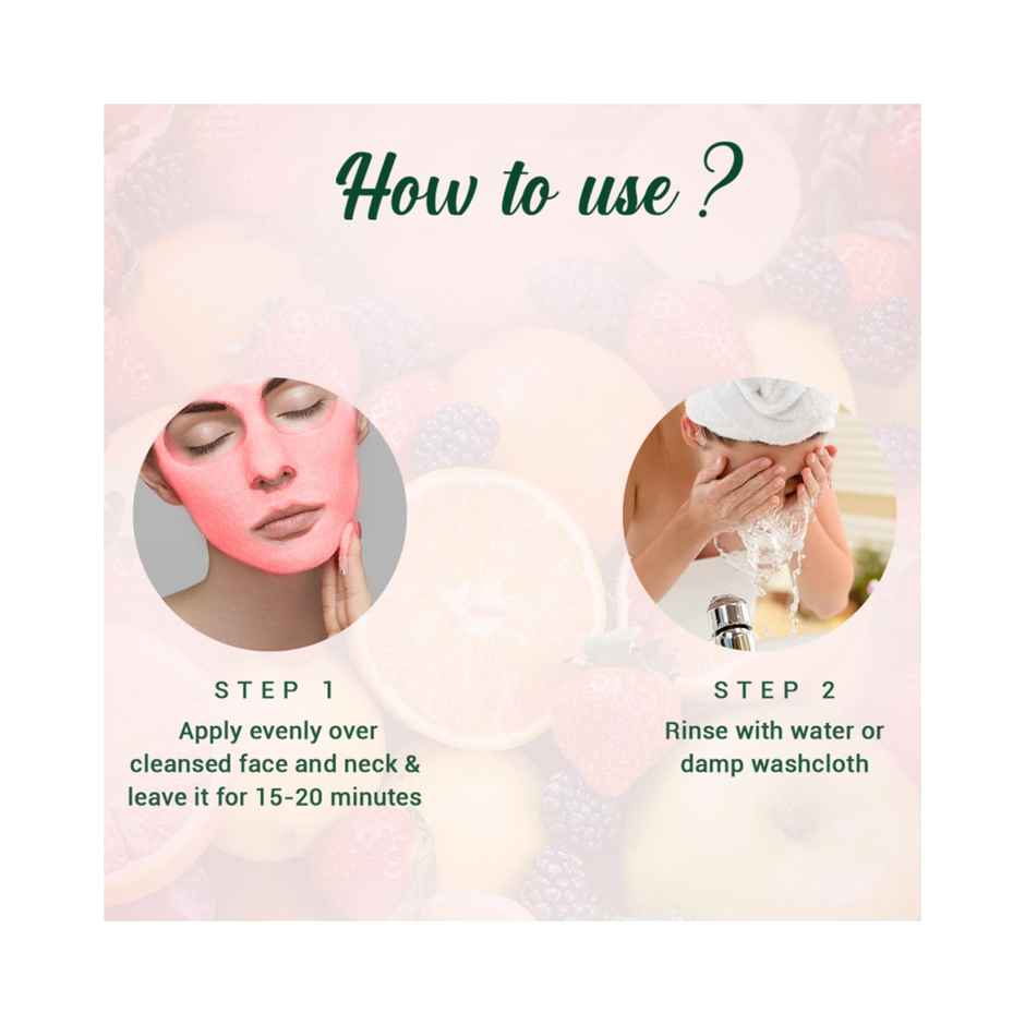 Biotique Fruit Brightening Depigmentation & Tan Removal Face Pack Jar