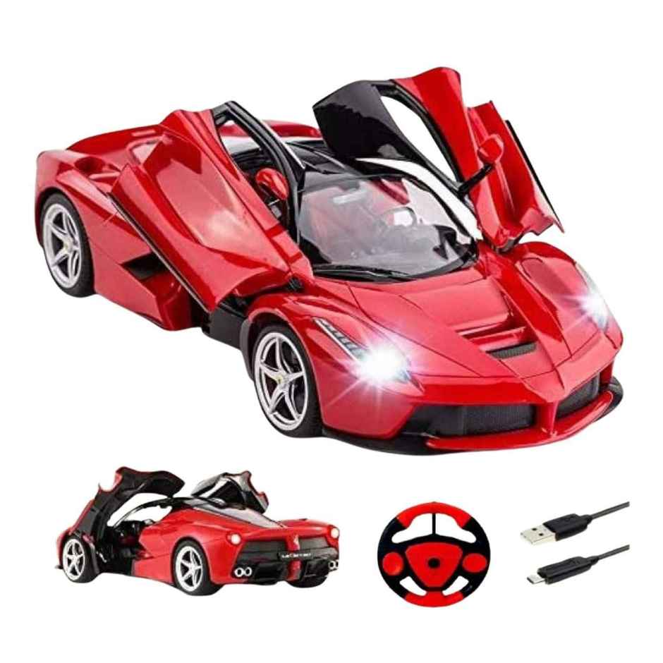 Webby Remote Controlled Super Car with Opening Doors | Rechargeable | Red