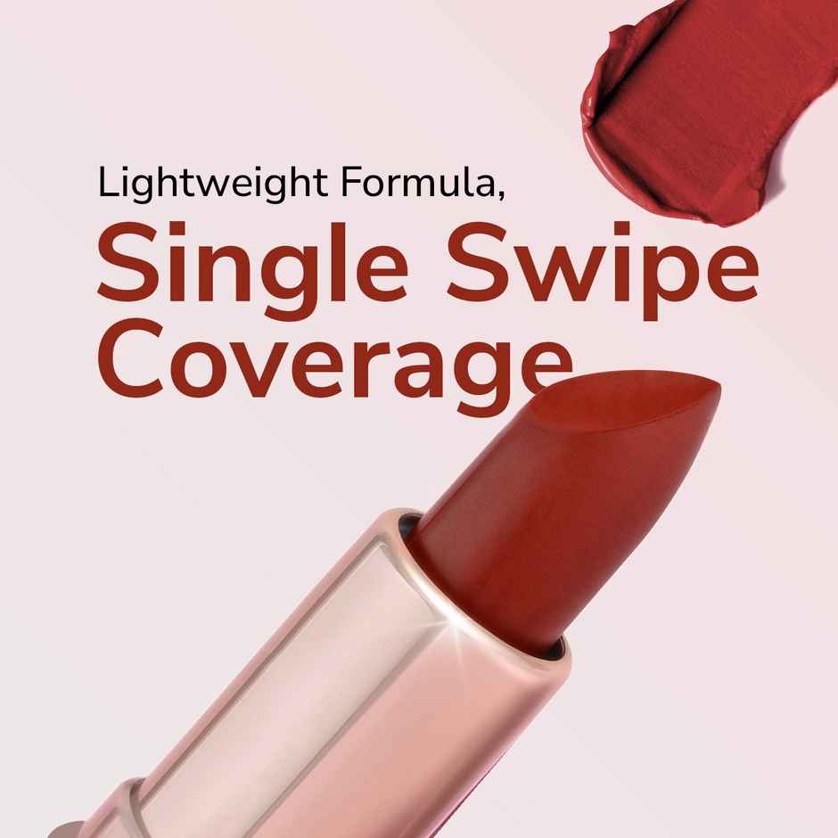 Mila Beaute Bold & Matte Lipstick Highly Pigmented & Soft Matte Finish - 07 Bold Bordeaux
