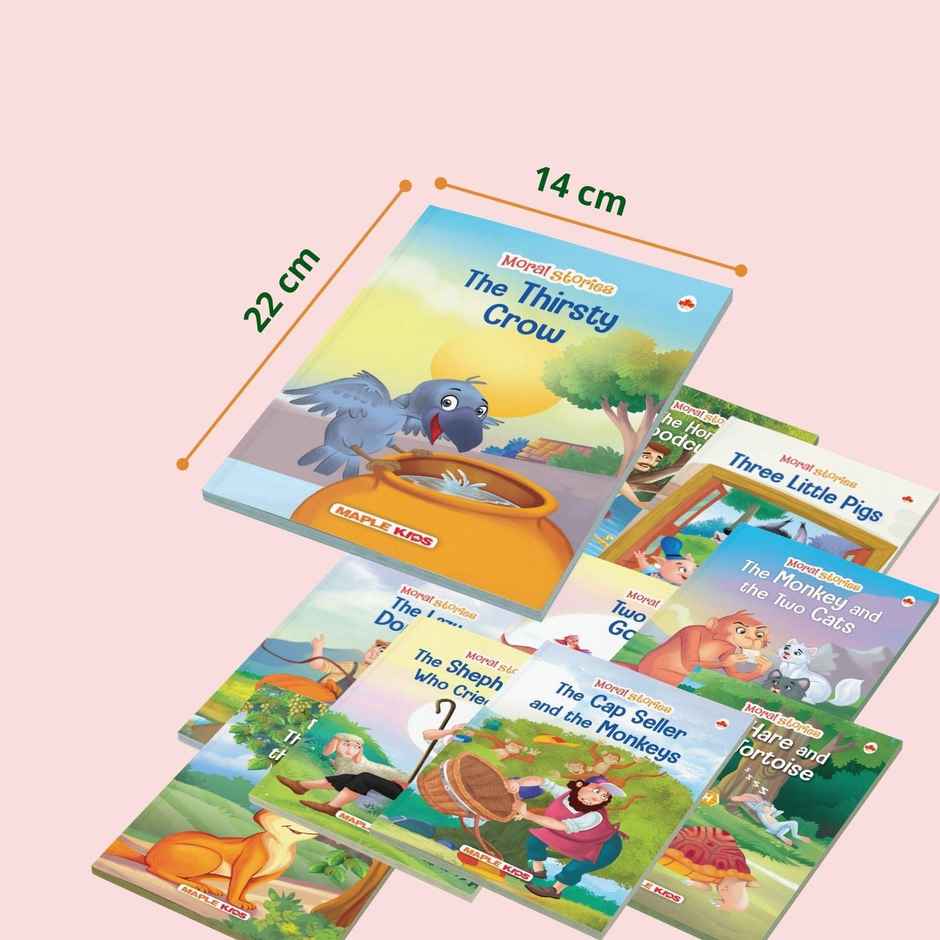Moral Story Books for Kids (Illustrated) (Set of 10 Books)