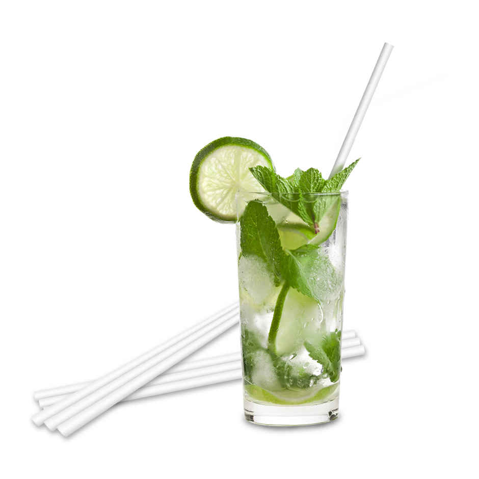 Ezee Disposable Paper Straws - 8 mm