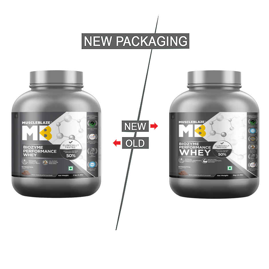 Muscleblaze Biozyme Performance Whey Protein Powder, (Rich Chocolate)