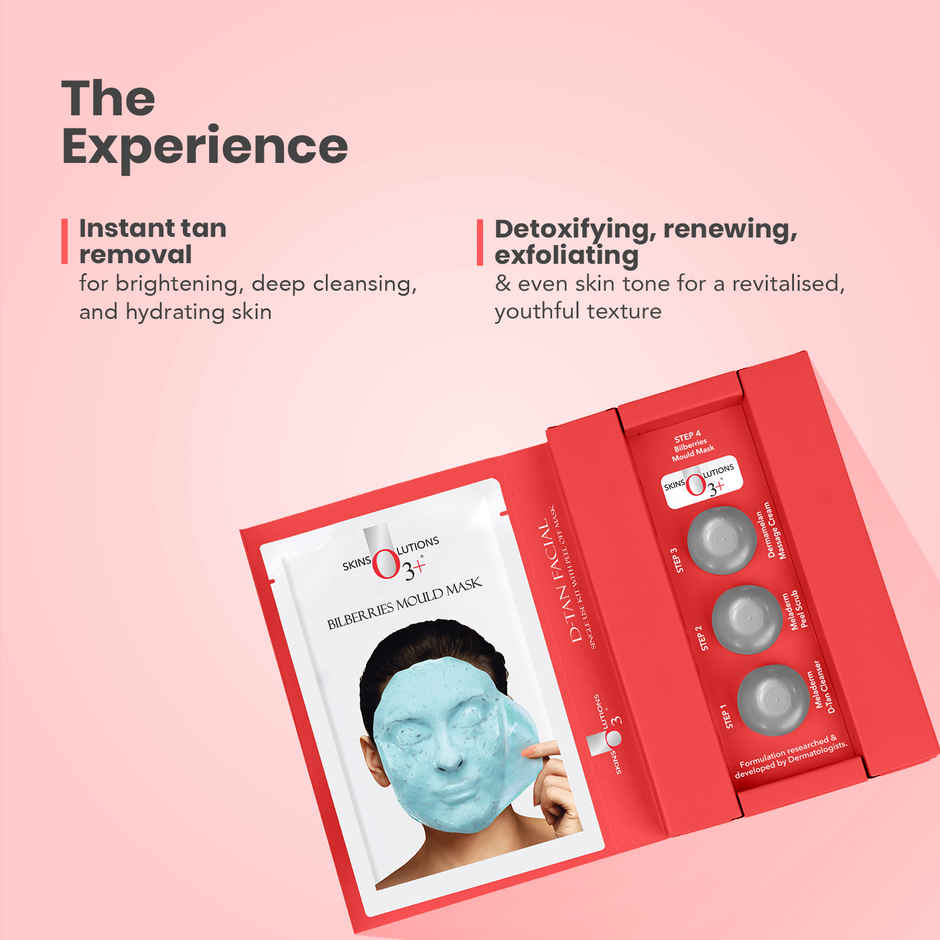 O3+ D-tan Facial Kit With Peel Off Mask