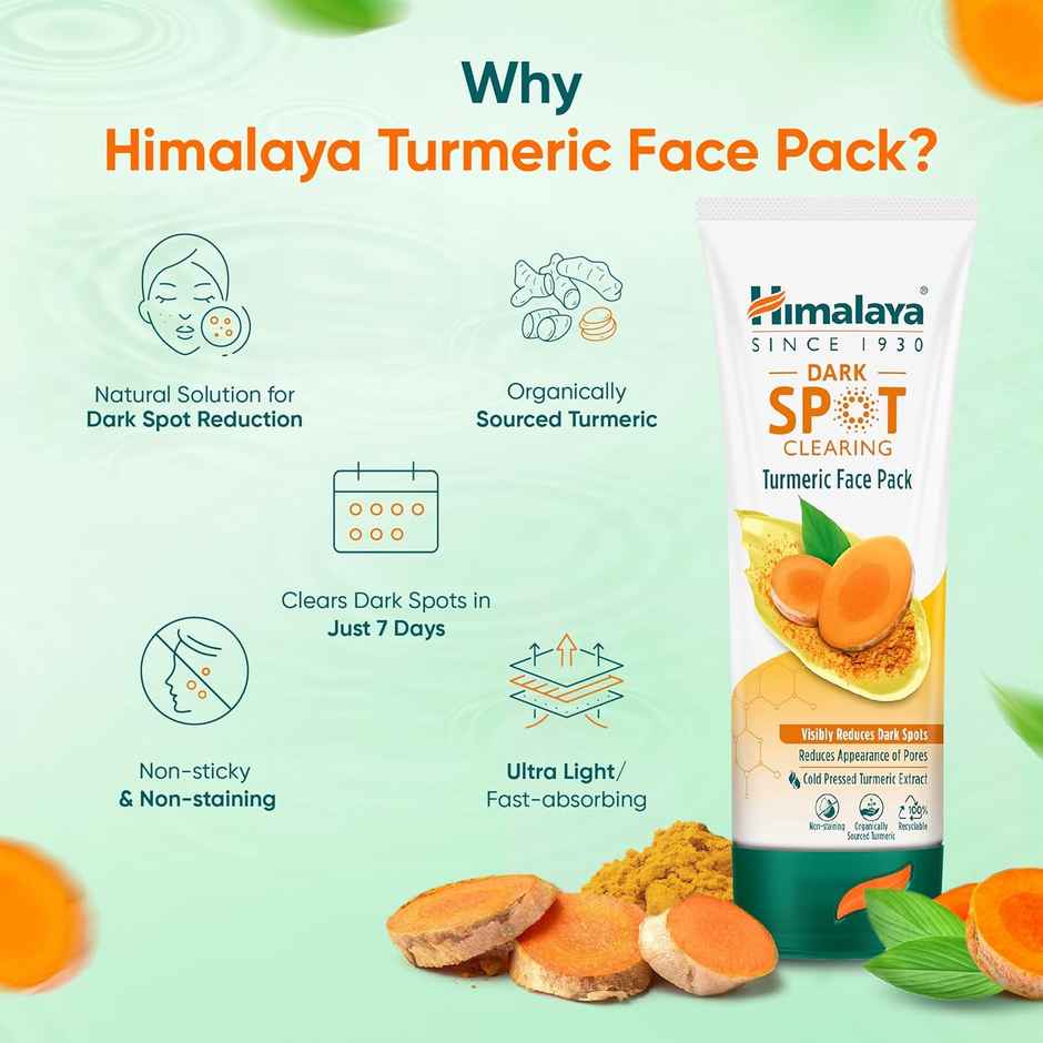 Himalaya Wellness Company Dark Spot Cl Turmeric Face Pack