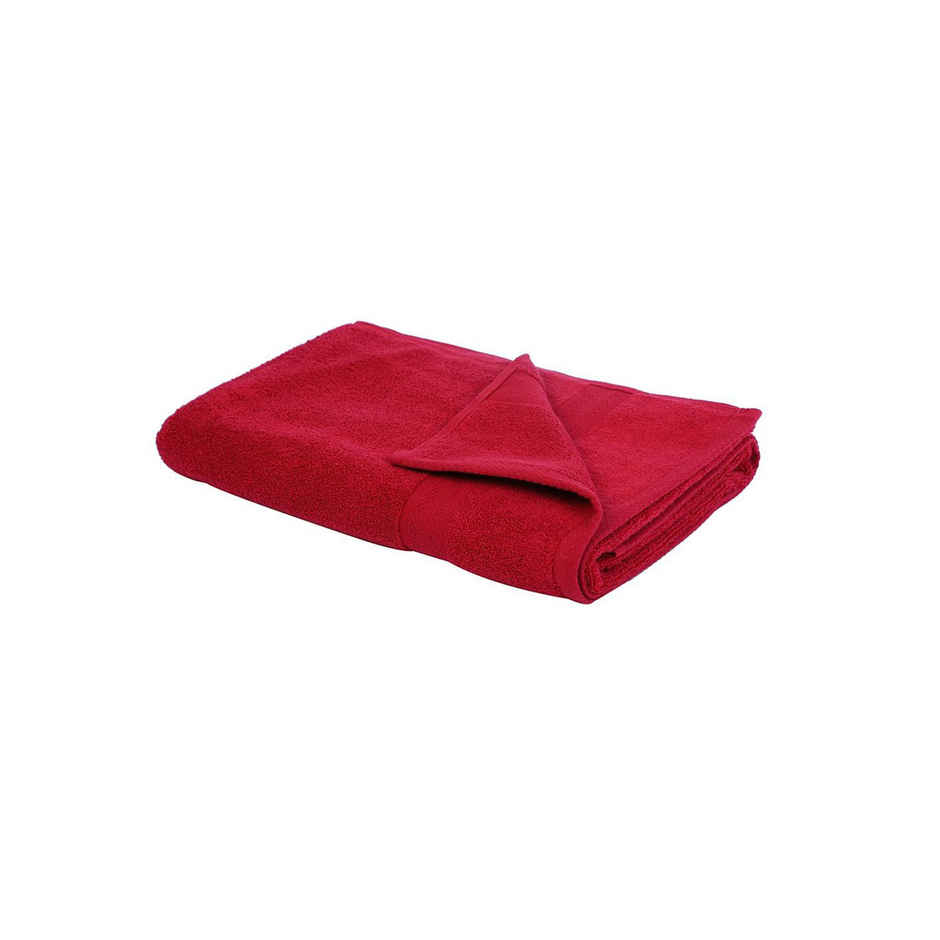 Bianca Ultra Soft Zero Twist 100% Cotton Towel | Aerocore Tech Solid - Burgundy