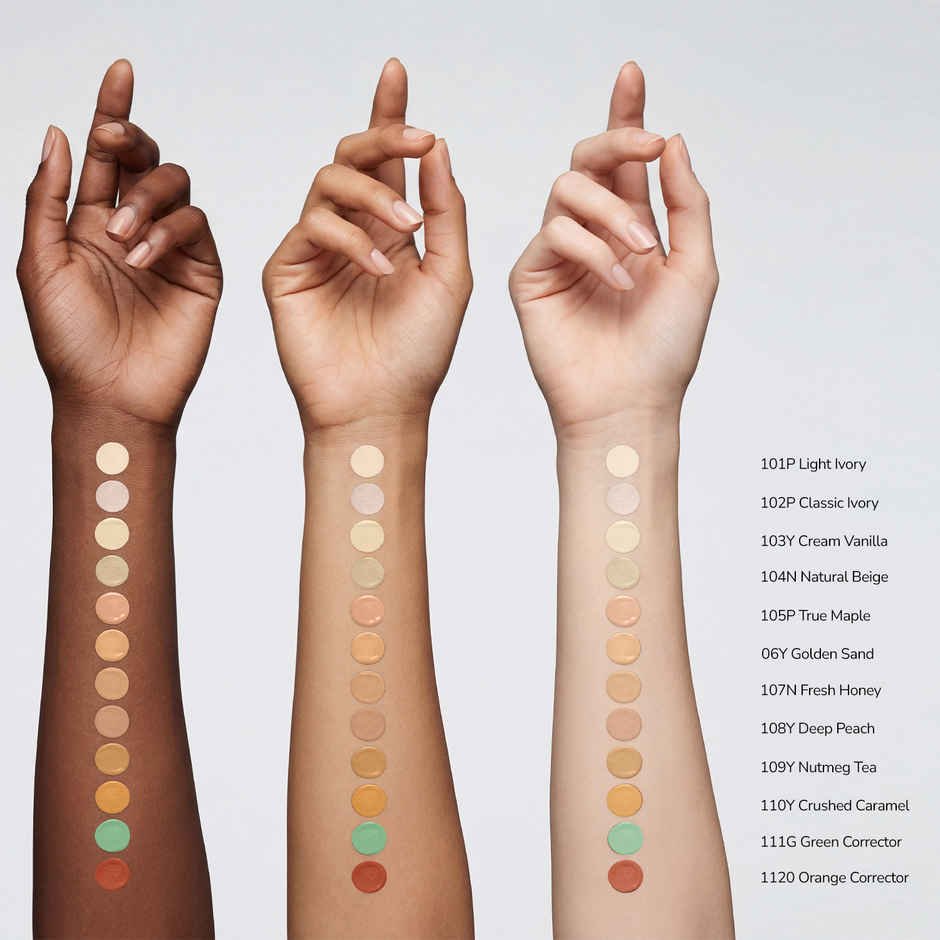 Mila Beaute Build to Cover Matte Liquid Concealer - Full Coverage, Waterproof | 102 Classic Ivory