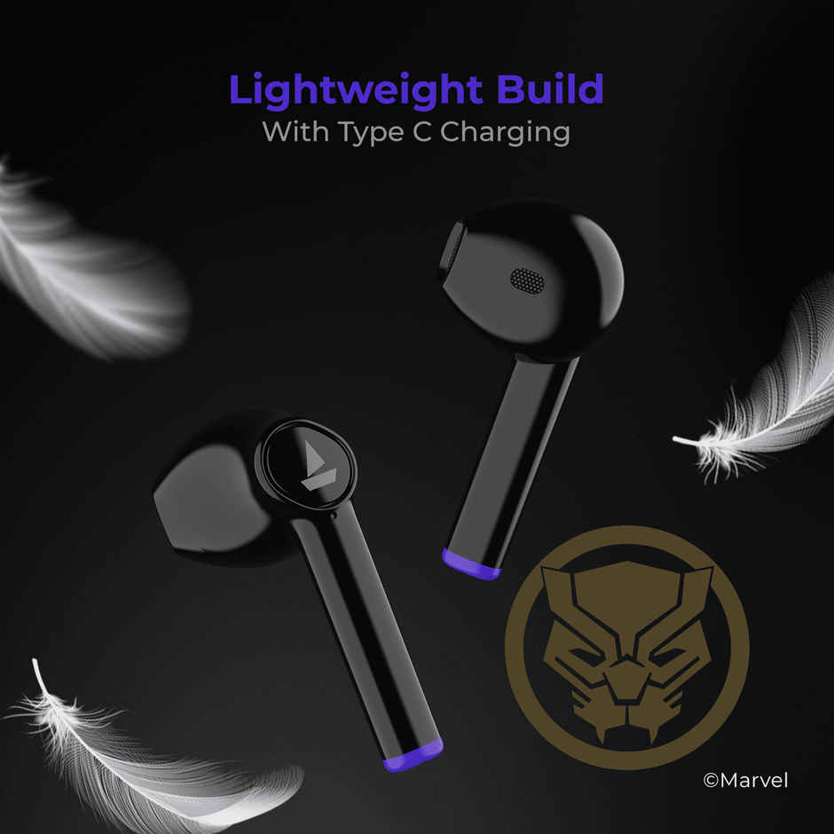 boAt Airdopes 131 TWS Earbuds with mic, 60 Hrs Playtime, ASAP Charge, 13mm Drivers & BT v5.1 - King's Black