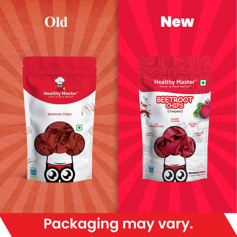 Healthy Master Baked Beetroot Chips