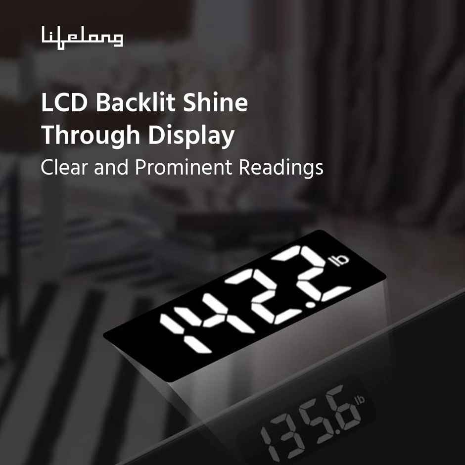 Lifelong Bloom LLWS54 Body Weighing Scale (Indian Cultural Series - Rajasthan Rural) LCD Display