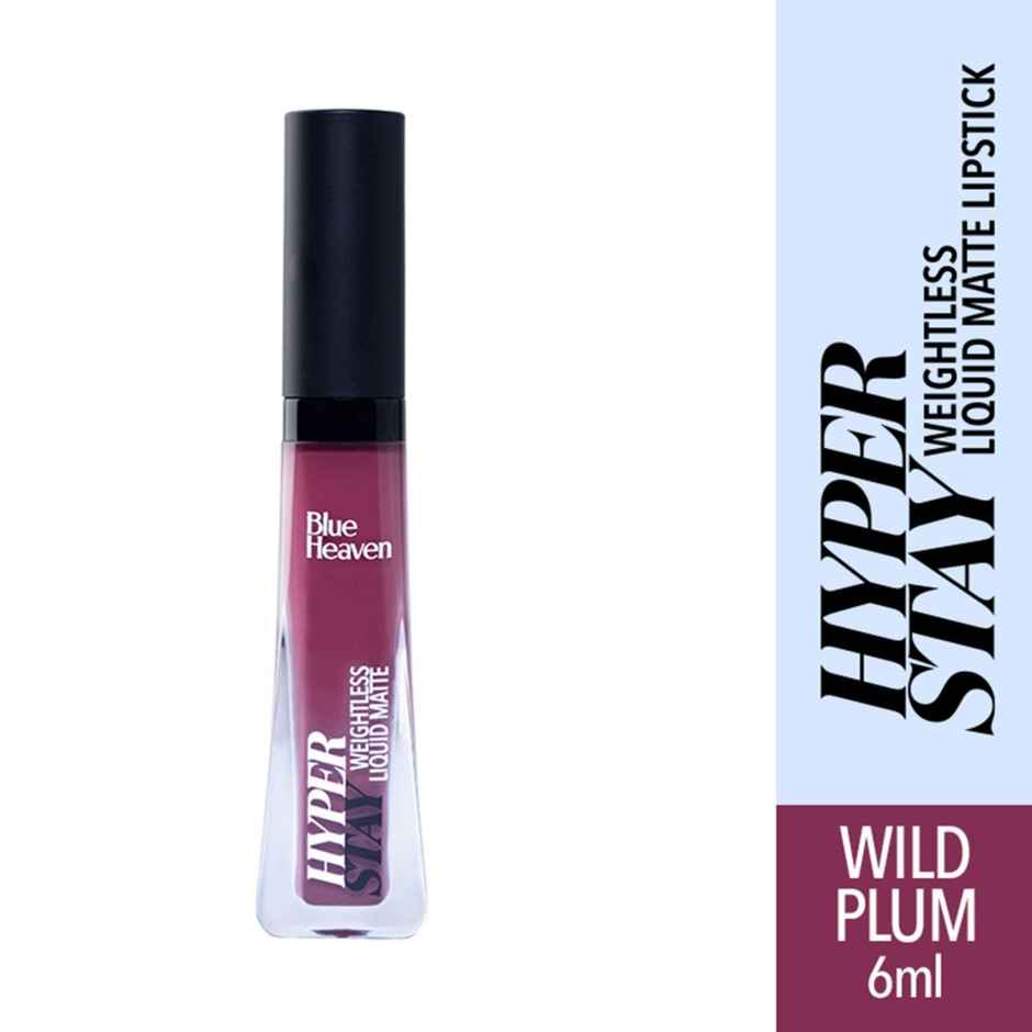 Blue Heaven Hyper Stay Weightless Liquid Matte Lipstick | Wild Plum 7