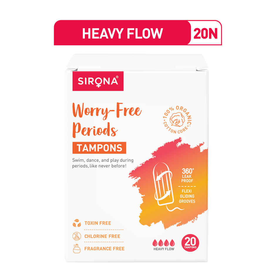 Sirona Premium Tampons - Heavy Flow