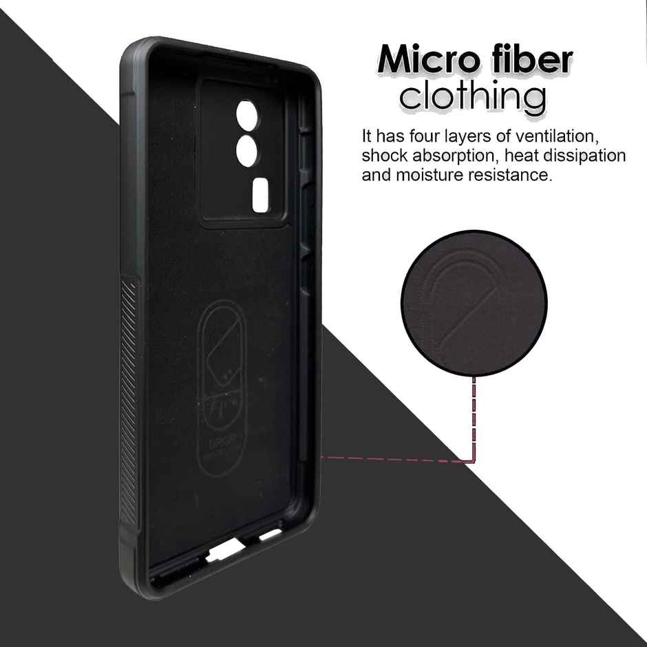 Artistque Case For Iqoo Neo 7 5g / Iqoo Neo 7 Pro 5g Liquid Stripe Back Cover Silicone