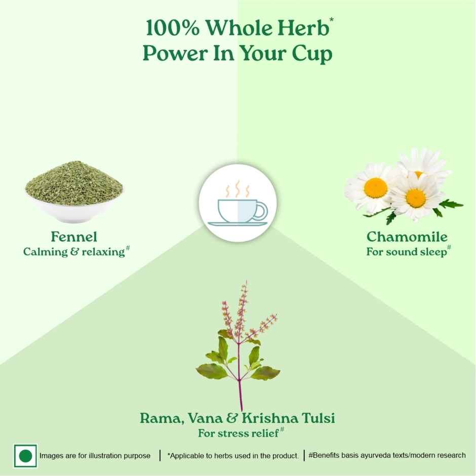 Organic India Tulsi Honey Chamomile Herbal Infusion Bags