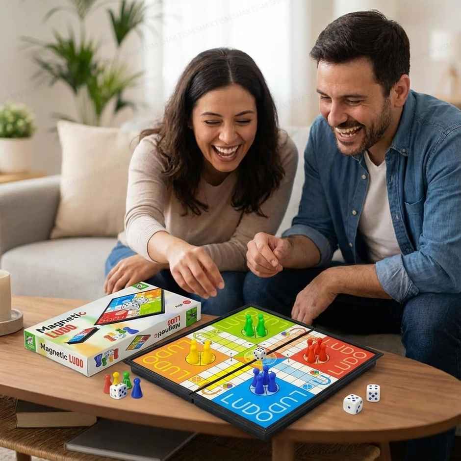 Fablue Magnetic Ludo Board Game for Kids | Educational & Learning Board Game