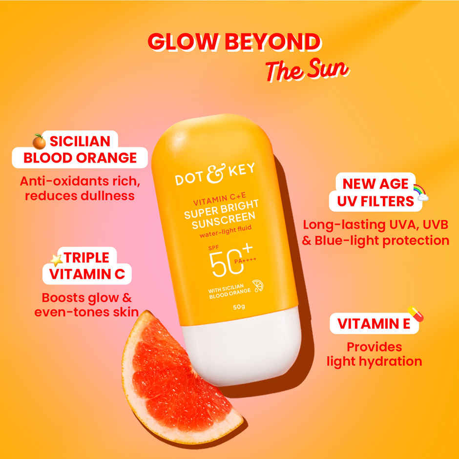 Dot & Key Vitamin C + E Super Bright Sunscreen SPF 50 Combo