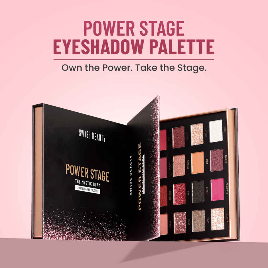 Swiss Beauty Power Stage Eyeshadow Palette - 01 Mystic Glam