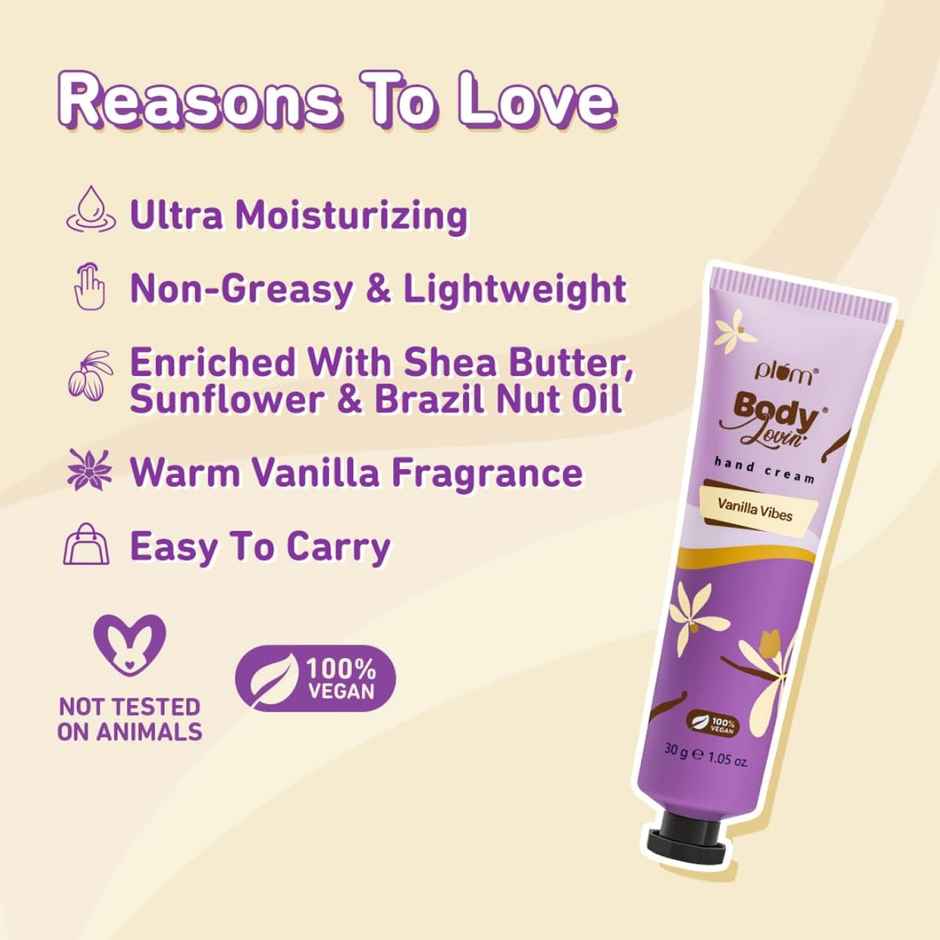 Plum Bodylovin' Vanilla Vibes Hand Cream