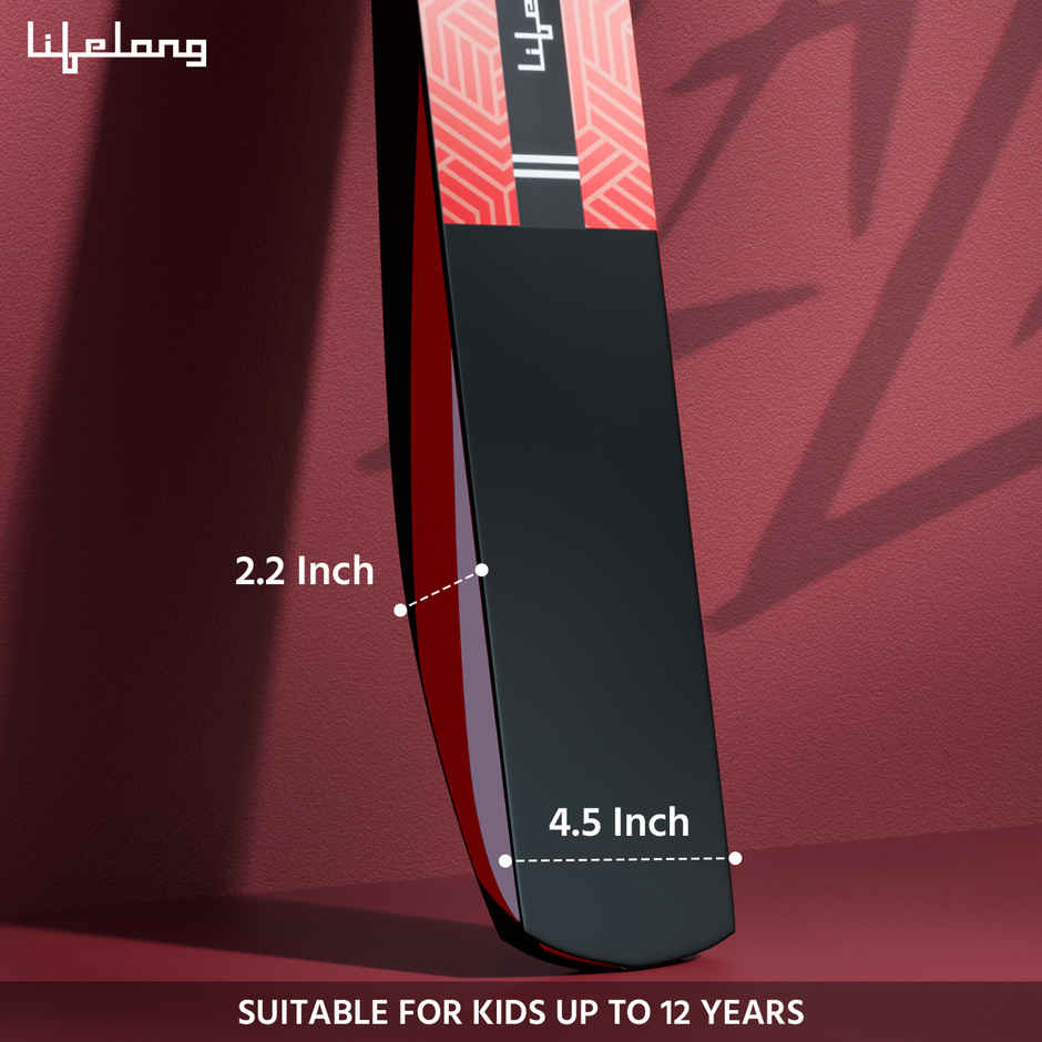 Lifelong Kids Plastic Cricket Full Size Bat | 28 x 4.5 Inches