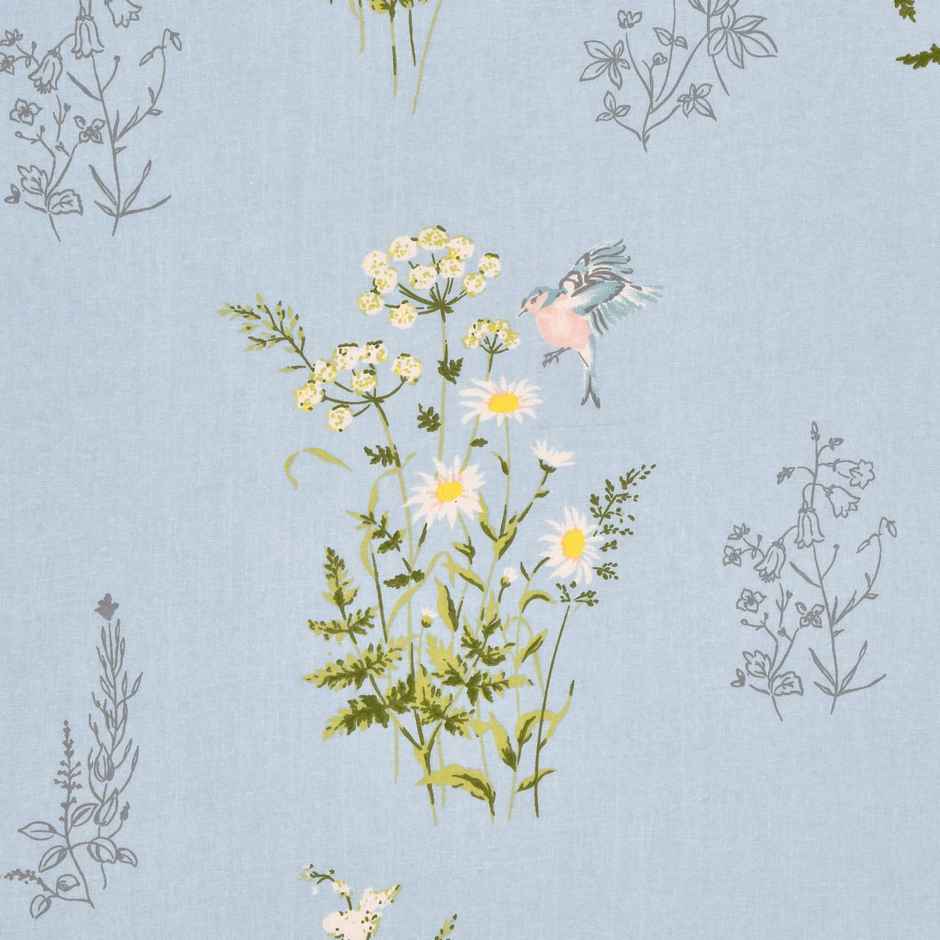 Haus & Kinder Blue Bird Single Bedsheet - 100% Cotton (145x225cm)