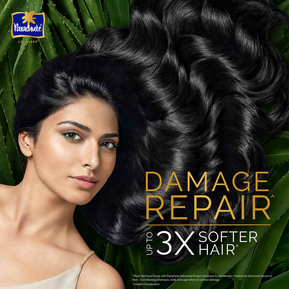 Parachute Advansed Damage Repair Protein Shampoo | Coconut Milk and Aloe Vera