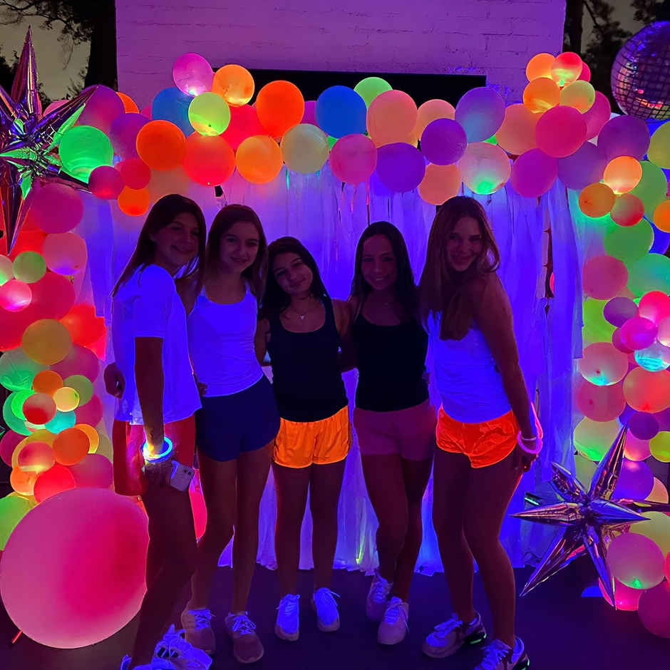 Party Propz Led Balloons Multicolour - Pack Of 5