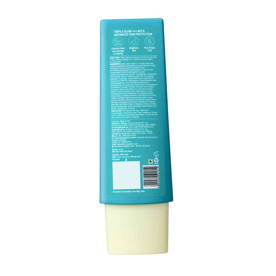 Pilgrim 5% Vitamin C Complex Brightening Serum Sunscreen SPF 50+ PA++++ with Niacinamide