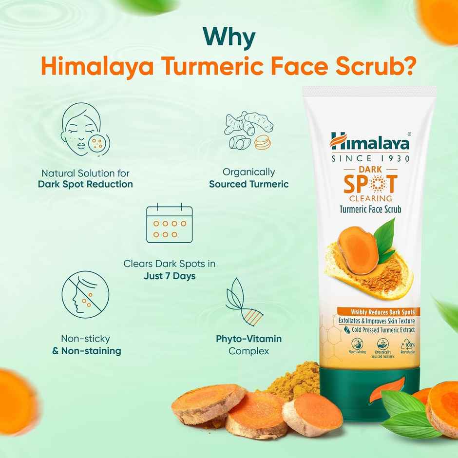 Himalaya Wellness Company Dark Spot Cl Turmeri Face Scrub