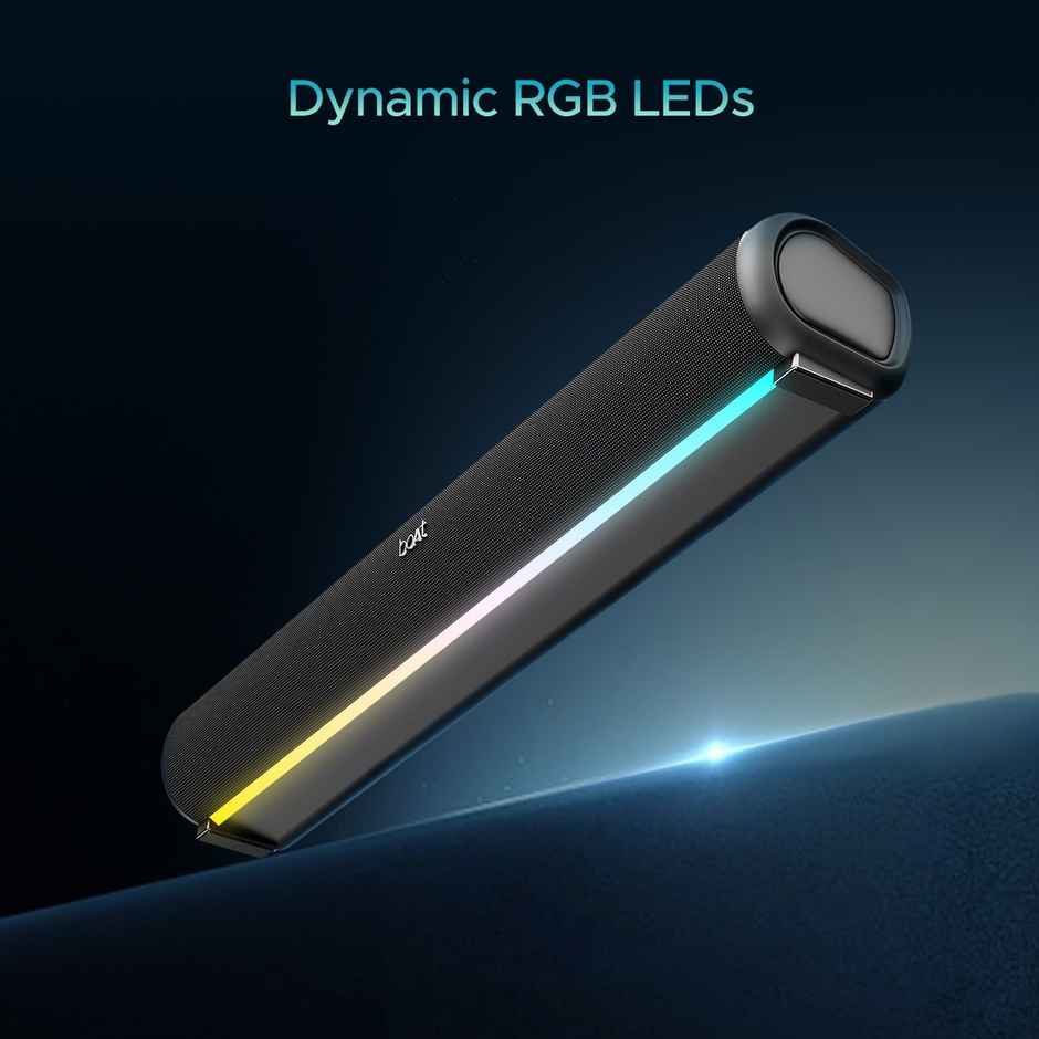 boAt Aavante Bar 950 Bluetooth Soundbar, 40W Sound, Dual Passive Radiators, Soundbar| Premium Black