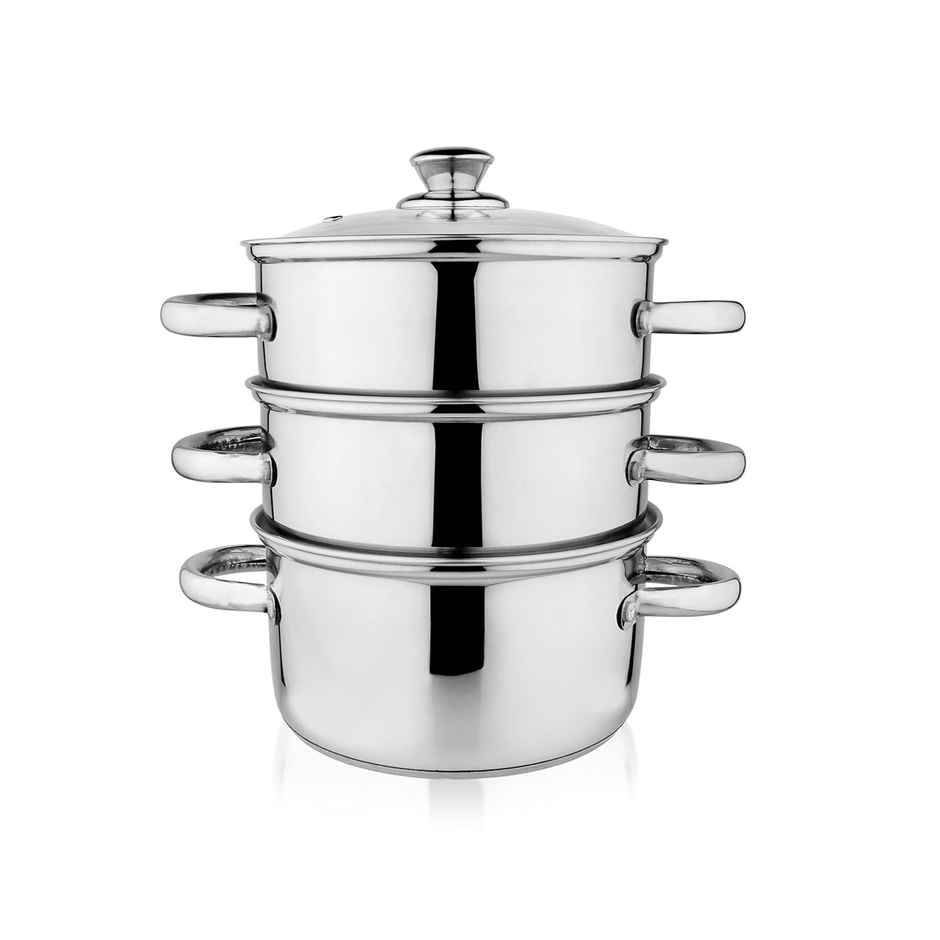 BAY6 Steamer 3 tier (encapsulated bottom) - 18 cm