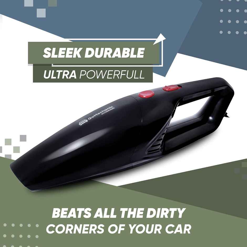 Gomechanic Car Vacuum Cleaner 2In1 Wet & Dry Cleaner For Car With High Suction Power 4500Pa| Wired