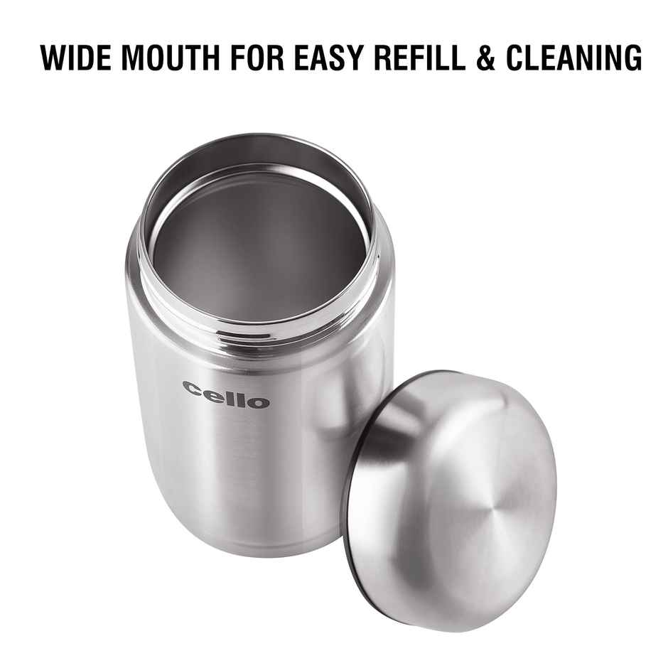 Cello Duro Tuff Steel Flask | 600 ml | Assorted