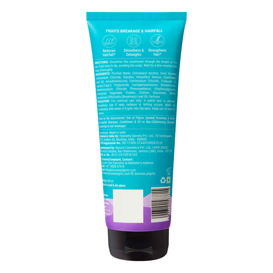 Pilgrim Spanish Rosemary & Biotin Anti-Hairfall Conditioner