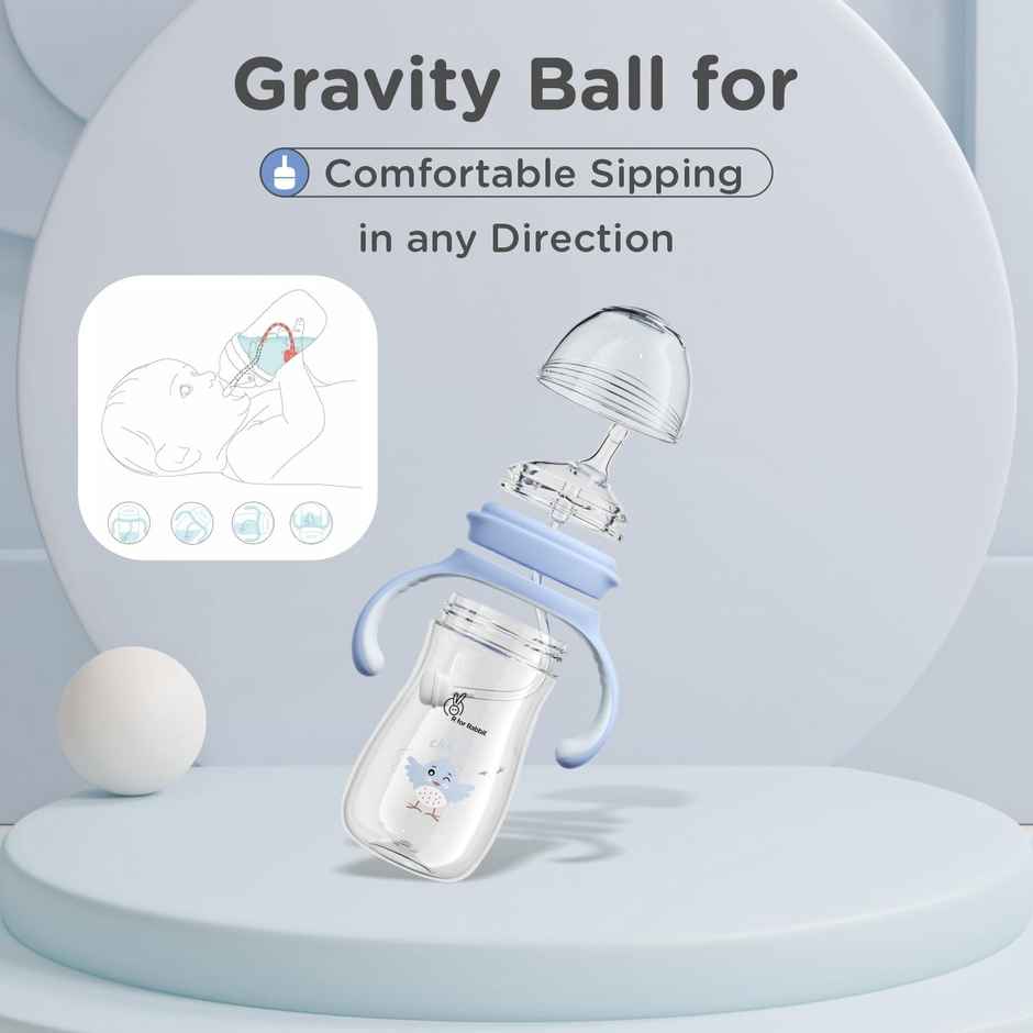 R for Rabbit Tritan Tweet 240 ml Baby Spout Cup (Blue)