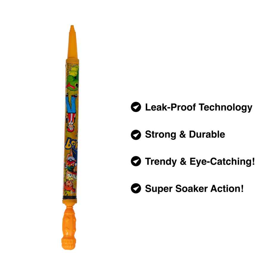 Medium Water Pipe Pichkari for Holi | Assorted | Leak Proof | Tomuncle