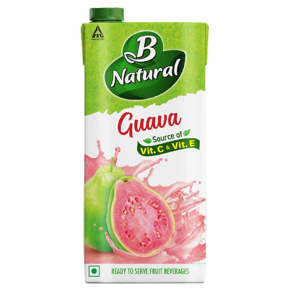 B Natural Guava Juice, Vitamin C & E
